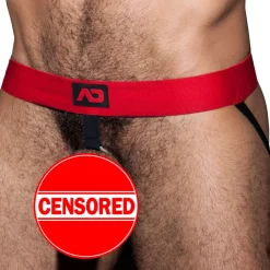 AD Fetish Jockstraps-Jock Strap Cockring Rouge