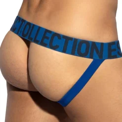 ES Collection Jockstraps-Jock Strap Coton 7 Days 3.0 Bleu Roi