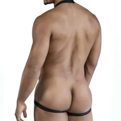 CandyMan Tenues Sexy|Accessoires Sexy-Jock Strap Cravate Noir