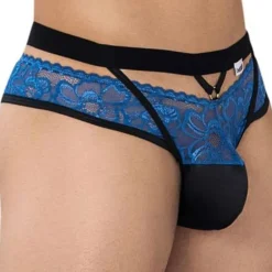 CandyMan Jockstraps-Jock Strap Dentelle Bleu