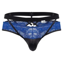 CandyMan Jockstraps-Jock Strap Dentelle Bleu