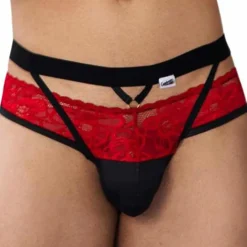 CandyMan Jockstraps-Jock Strap Dentelle Rouge
