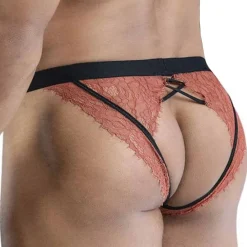 CandyMan Jockstraps-Jock Strap Dentelle Terracotta