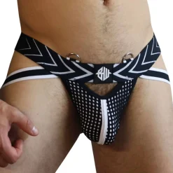 Breedwell Jockstraps-Jock Strap Dickmatized Noir - Blanc