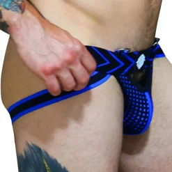 Breedwell Jockstraps-Jock Strap Dickmatized Noir - Bleu