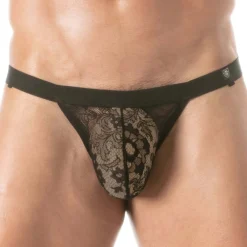 TOF Paris Jockstraps-Jock Strap en Dentelle Noir