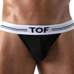 TOF Paris Jockstraps-Jock Strap French Coton Noir