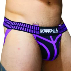 Breedwell Jockstraps-Jock Strap Hybred Noir - Violet