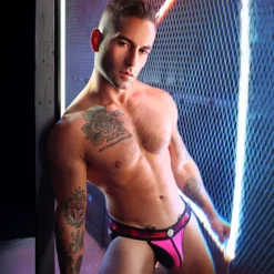 Breedwell Jockstraps-Jock Strap Illuminator Rose Fluo