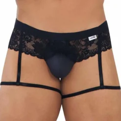 CandyMan Jockstraps-Jock Strap Jarretière Dentelle Noir