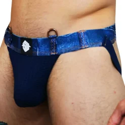 Breedwell Jockstraps-Jock Strap Loaded Denim Bleu Marine