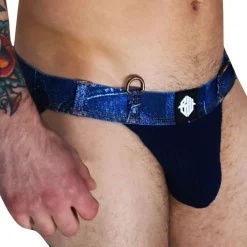 Breedwell Jockstraps-Jock Strap Loaded Denim Bleu Marine
