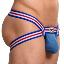 Marcuse Jockstraps|Sous-Vêtements Push Up-Jock Strap Marche Bleu