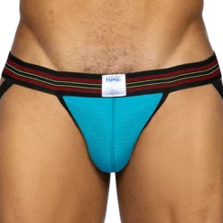 Bike Jockstraps-Jock Strap Mesh Bleu Paon