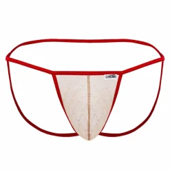 CandyMan Jockstraps-Jock Strap Micro Dentelle Beige