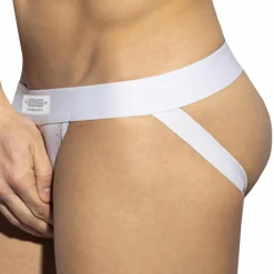 ES Collection Jockstraps-Jock Strap Net Glitter Blanc