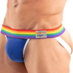 TOF Paris Jockstraps-Jock Strap Pride Bleu Roi