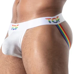 TOF Paris Jockstraps-Jock Strap Pride Joyful Blanc