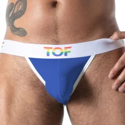 TOF Paris Jockstraps-Jock Strap Pride Joyful Bleu