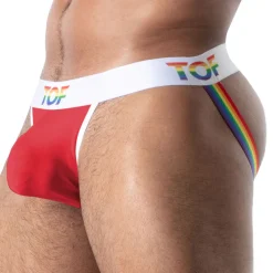 TOF Paris Jockstraps-Jock Strap Pride Joyful Rouge