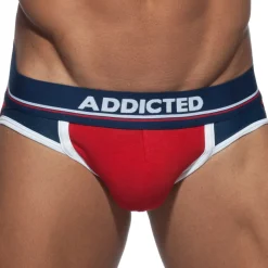 Addicted Jockstraps|Sous-Vêtements Push Up-Jock Strap Push Up Sport Rouge