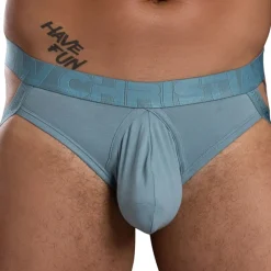 Andrew Christian Jockstraps|Sous-Vêtements Push Up-Jock Strap Show-It Apex Bleu Gris