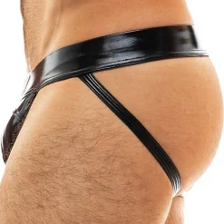 Modus Vivendi Jockstraps-Jock Strap Viral Vinyle Noir