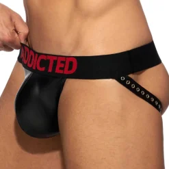 AD Fetish Jockstraps-Jockstrap Rub Tape Cockring Noir
