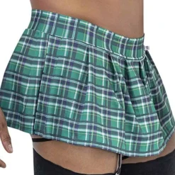 CandyMan Tenues Sexy-Jupe Porte-Jarretelle Verte