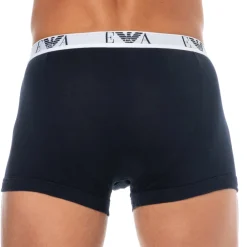 Emporio Armani Boxers-Lot de 3 Boxers Bold Monogram Coton Bleu Marine
