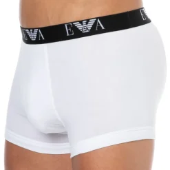 Emporio Armani Boxers-Lot de 3 Boxers Bold Monogram Coton Blancs