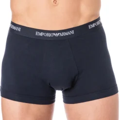 Emporio Armani Boxers-Lot de 3 Boxers Core Logoband Bleu Marine