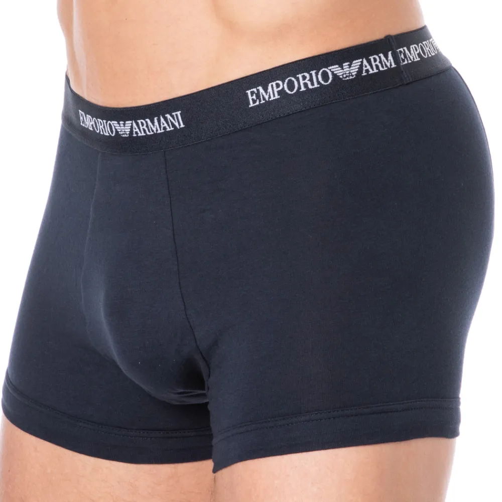 Emporio Armani Boxers-Lot de 3 Boxers Core Logoband Bleu Marine