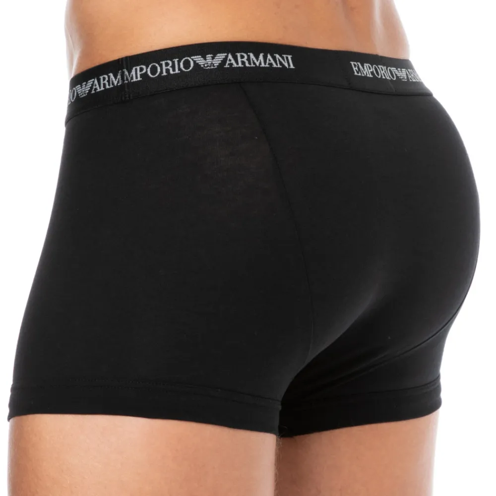 Emporio Armani Boxers-Lot de 3 Boxers Core Logoband Noirs