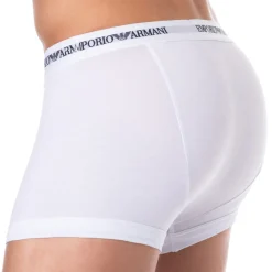 Emporio Armani Boxers-Lot de 3 Boxers Core Logoband Blancs