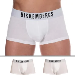 Bikkembergs Boxers-Lot de 2 Boxers Coton Blancs