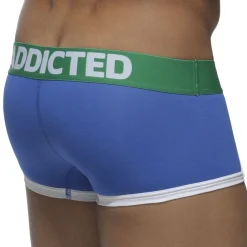 Addicted Shortys|Boxers-Lot de 3 Boxers Courts Basic Coton Rouge - Gris - Bleu