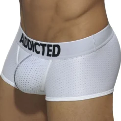 Addicted Sous-Vêtements Push Up|Push Up-Lot de 3 Boxers Courts Mesh Push Up Blanc - Bleu Marine - Noir
