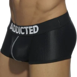 Addicted Sous-Vêtements Push Up|Push Up-Lot de 3 Boxers Courts Mesh Push Up Blanc - Bleu Marine - Noir