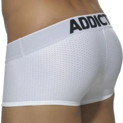 Addicted Sous-Vêtements Push Up|Push Up-Lot de 3 Boxers Courts Mesh Push Up Blanc - Bleu Marine - Noir