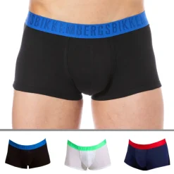 Bikkembergs Boxers-Lot de 3 Boxers Fashion Bicolor Coton Noir - Blanc - Marine