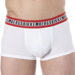 Bikkembergs Boxers-Lot de 3 Boxers Fashion Tape Coton Bleu - Noir - Blanc