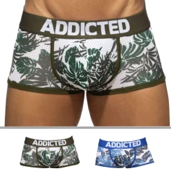 Addicted Shortys|Boxers-Lot de 2 Boxers Mesh Tropicana Bleu - Kaki