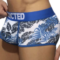 Addicted Shortys|Boxers-Lot de 2 Boxers Mesh Tropicana Bleu - Kaki