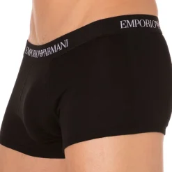 Emporio Armani Boxers-Lot de 3 Boxers Pure Cotton Noirs