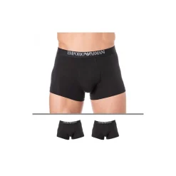 Emporio Armani Boxers-Lot de 2 Boxers Soft-Touch Bamboo Viscose Noirs