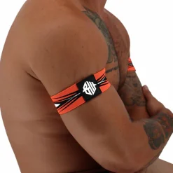 Breedwell Accessoires Sexy-Lot de 2 Brassards Circuit Breaker Orange Fluo