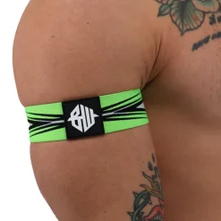 Breedwell Accessoires Sexy-Lot de 2 Brassards Circuit Breaker Vert Fluo