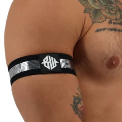 Breedwell Accessoires Sexy-Lot de 2 Brassards Illuminator Argent