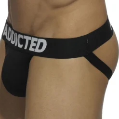 Addicted Jockstraps-Lot de 3 Jock Straps My Basic Blanc - Noir - Royal